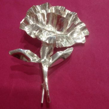 Sterling silver Carnations broach