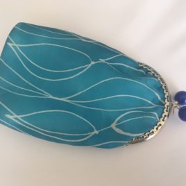 Silk Scarf – Hand painted silk purse