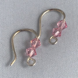 Earring – Sterling silver with Swarovski crystals