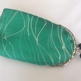Silk Scarf – Hand painted silk purse