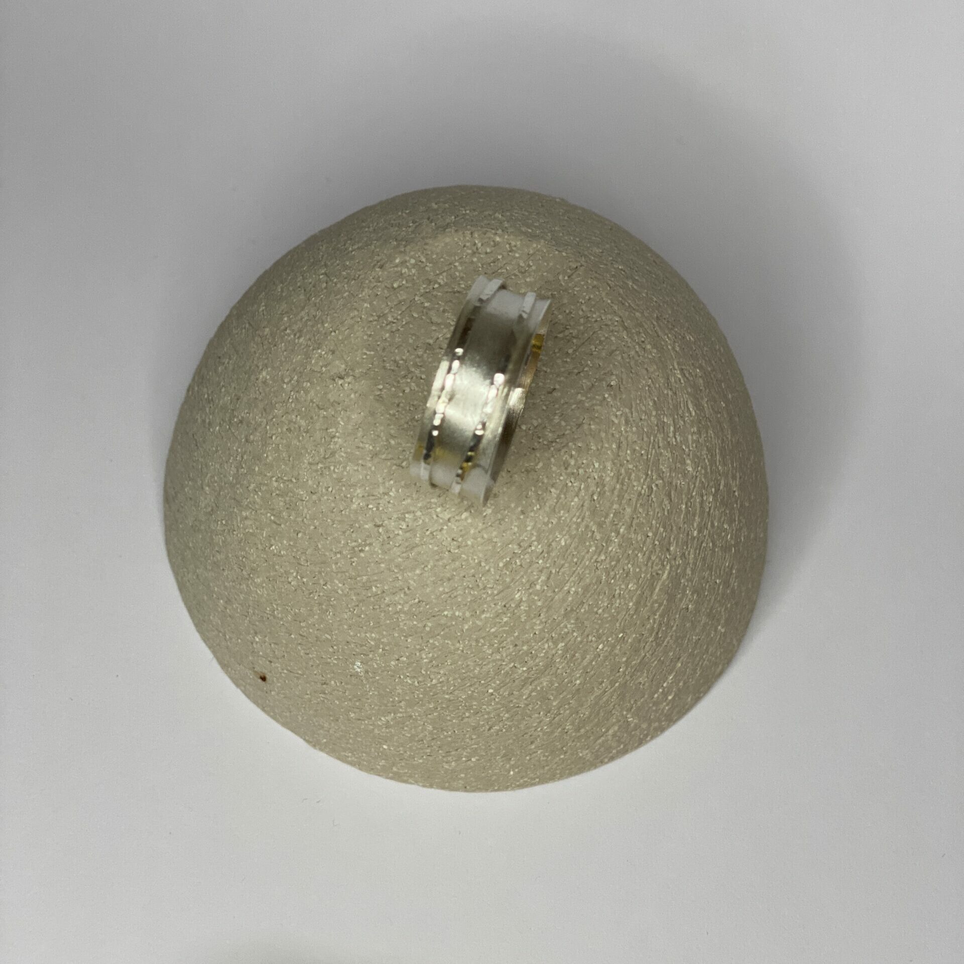 Ring – Serling silver formed fidget ring