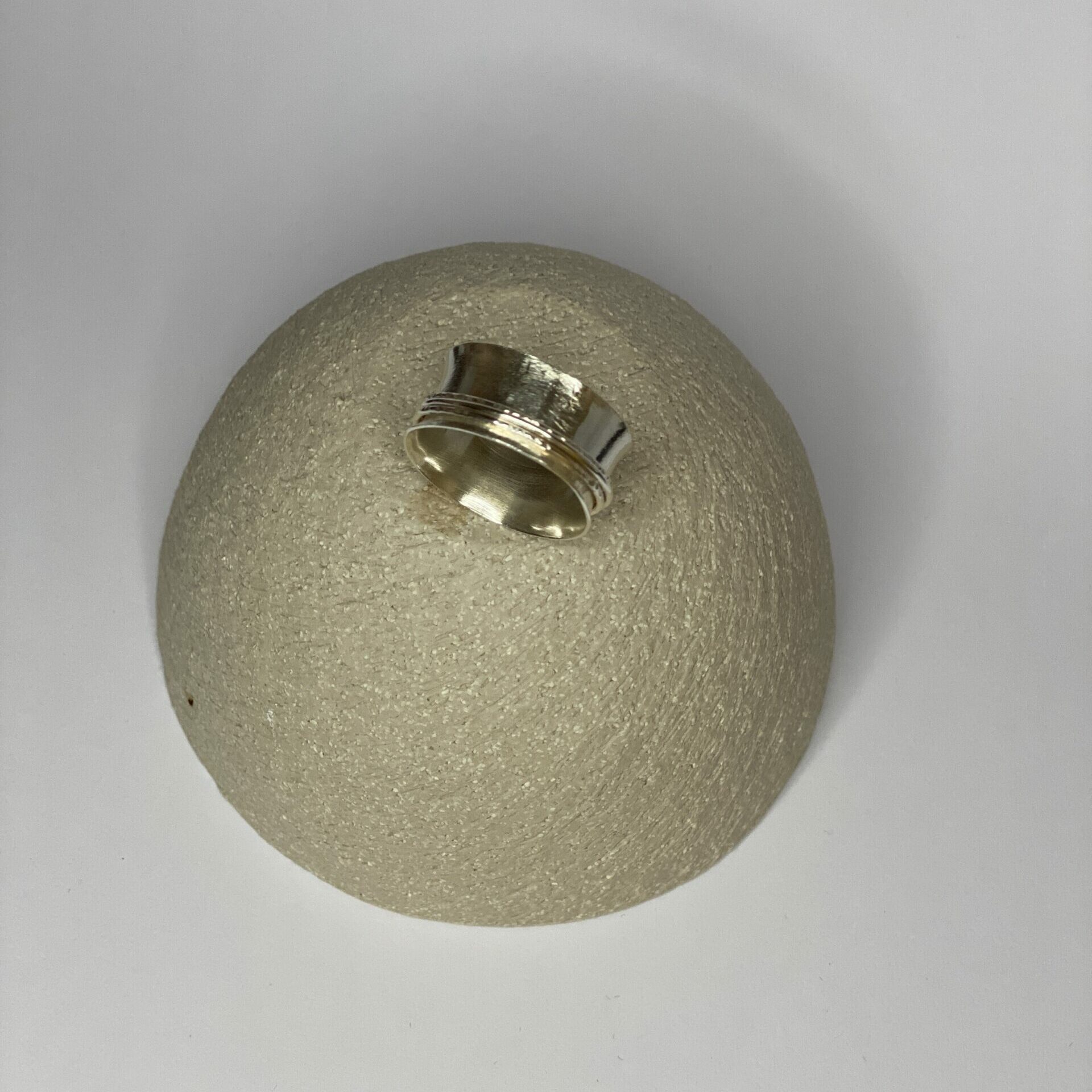 Ring – Serling silver formed fidget ring